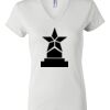Women's Short Sleeve V-Neck T-Shirt Thumbnail