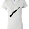 Women's Short Sleeve V-Neck T-Shirt Thumbnail