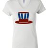 Women's Short Sleeve V-Neck T-Shirt Thumbnail
