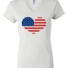 Women's Short Sleeve V-Neck T-Shirt Thumbnail