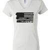 Women's Short Sleeve V-Neck T-Shirt Thumbnail