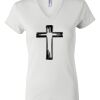 Women's Short Sleeve V-Neck T-Shirt Thumbnail